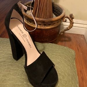 chinese laundry white heels